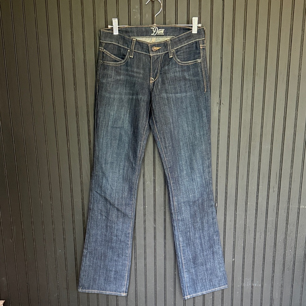 Old Navy Dark Blue Straight Leg Jeans